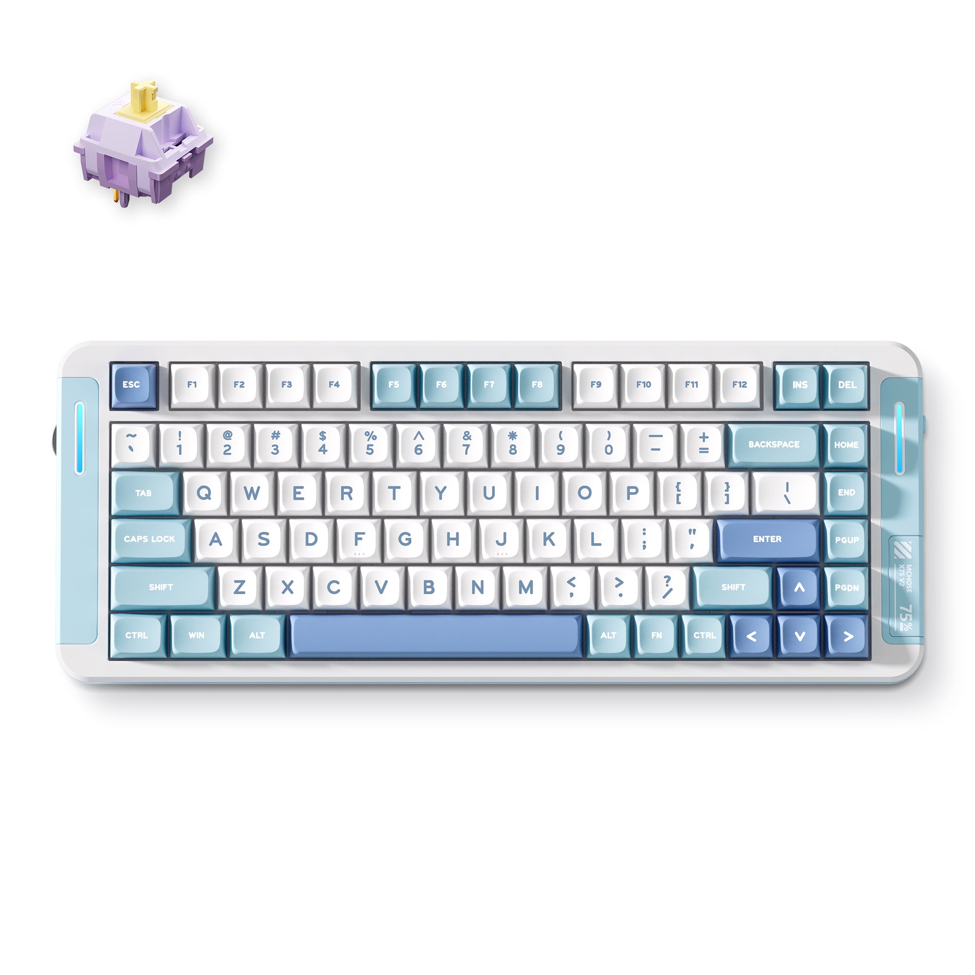 MCHOSE X75 V2 Custom Mechanical Keyboard for Office & Gaming - MCHOSE Official