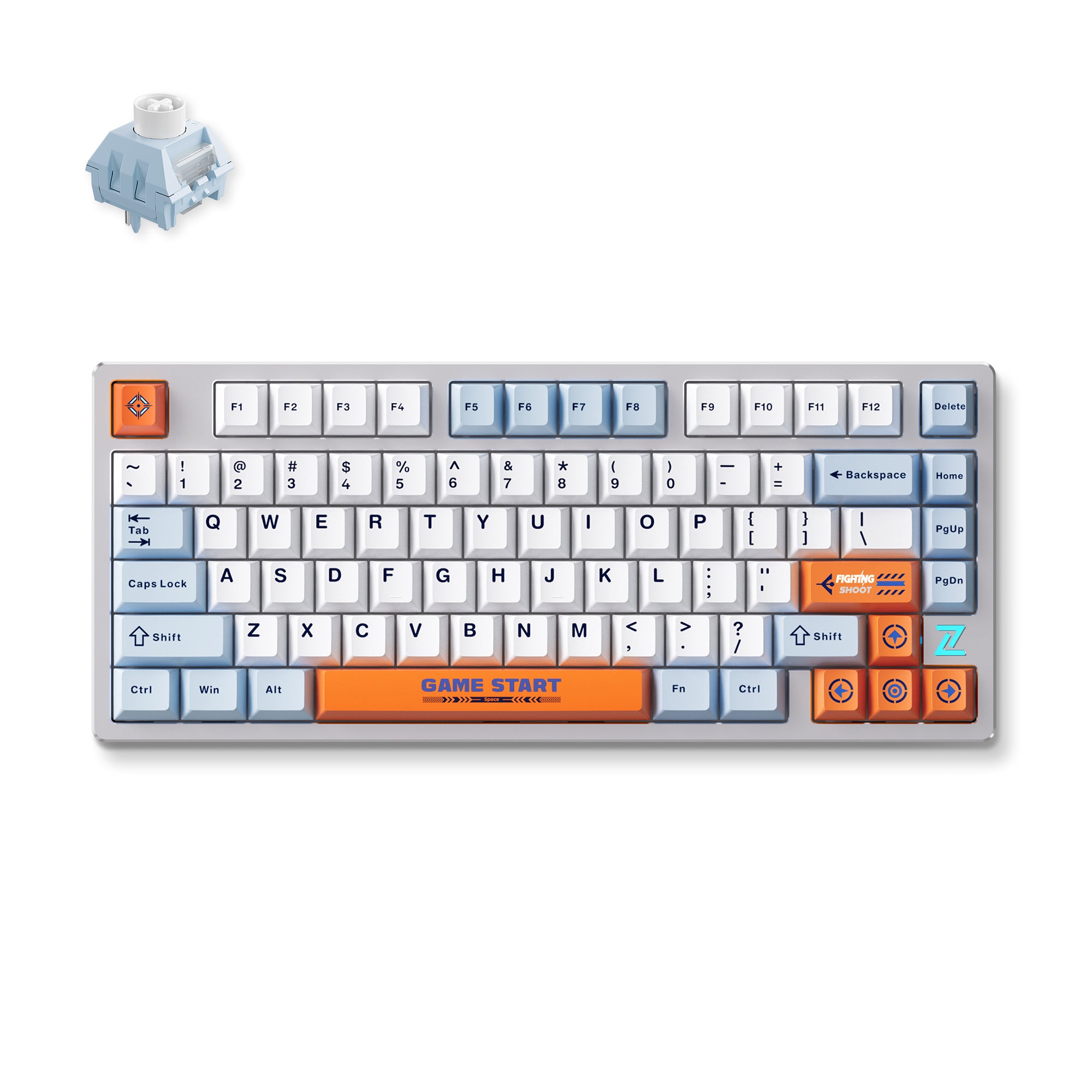 MCHOSE Z75S Metal Top Cover Wireless Mechanical Keyboard - MCHOSE Official
