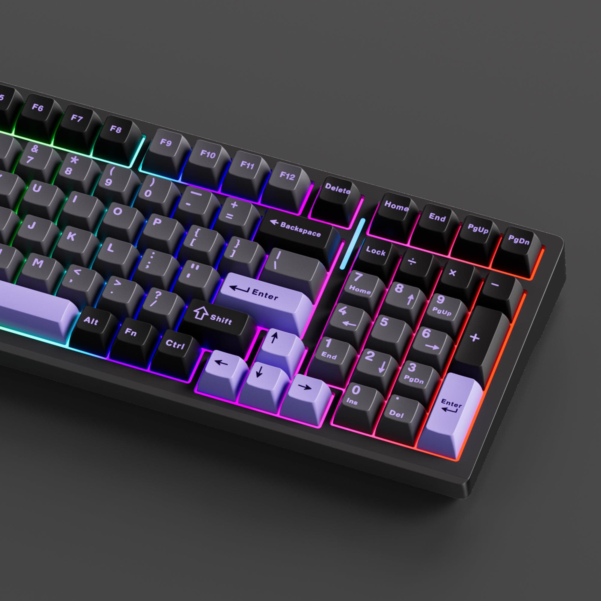 MCHOSE_G98Pro Stunning RGB Backlighting