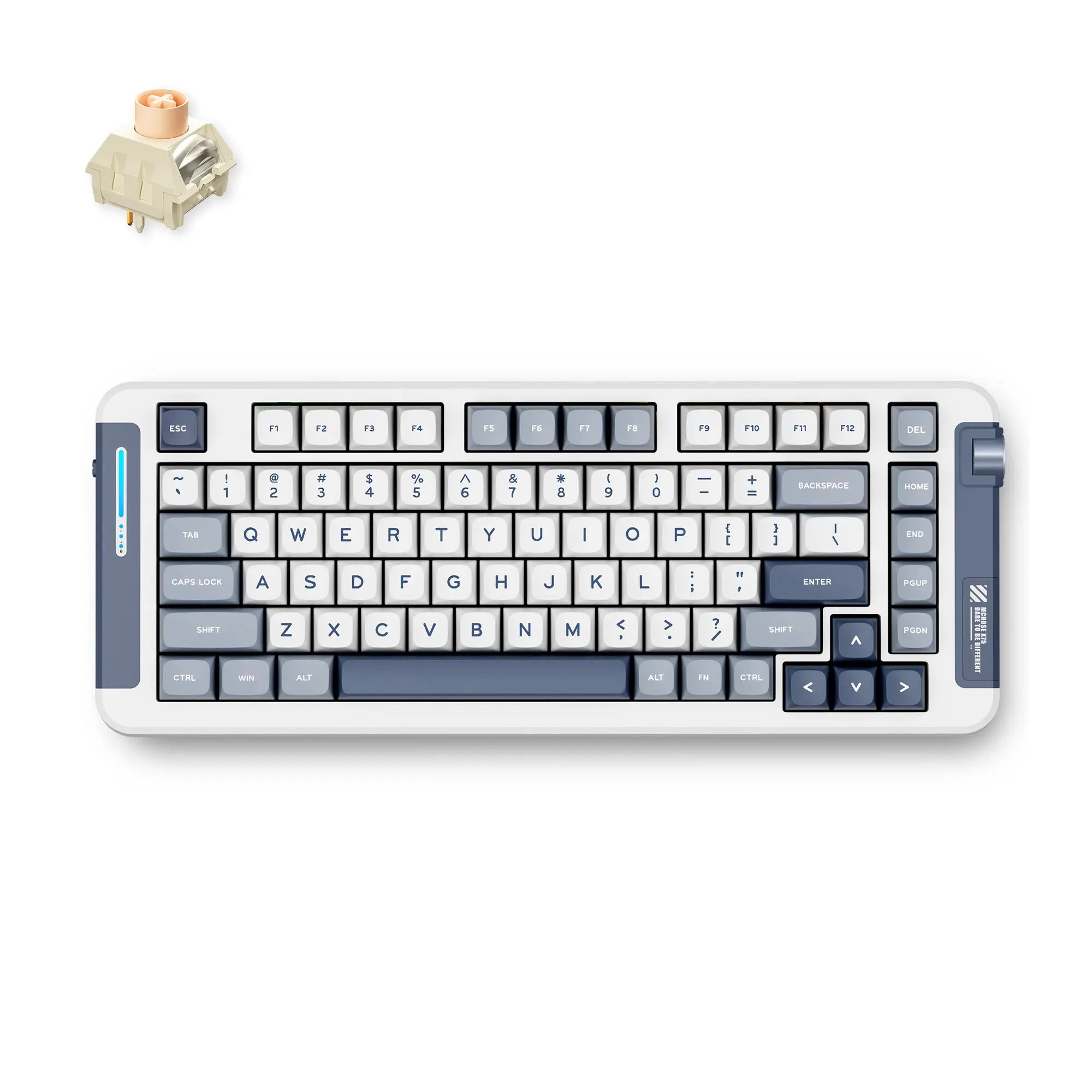MCHOSE X75 Wireless Gasket Mount Mechanical Keyboard - MCHOSE Official