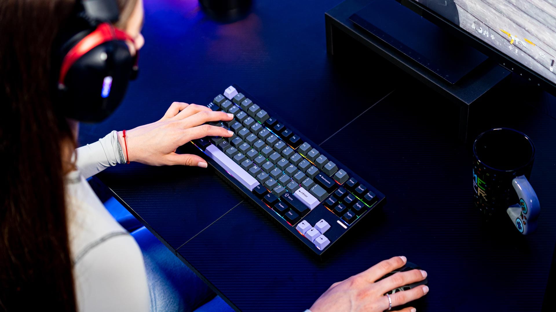 【希少・初期モデル】MCHOSE GX87 Silver／リニア軸／ホワイト 希少・初期モデル】MCHOSE GX87 Silver／リニア軸／ホワイト MCHOSE