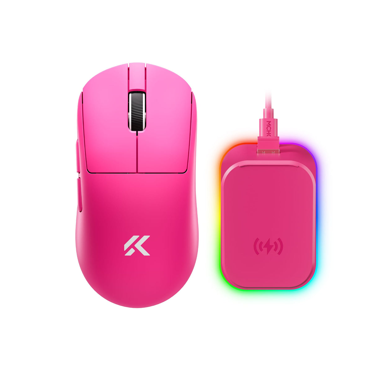 MCHOSE Official A7 V3 Pro+ / Berry Red MCHOSE A7 V3 Series Lightweight Wireless Gaming Mouse