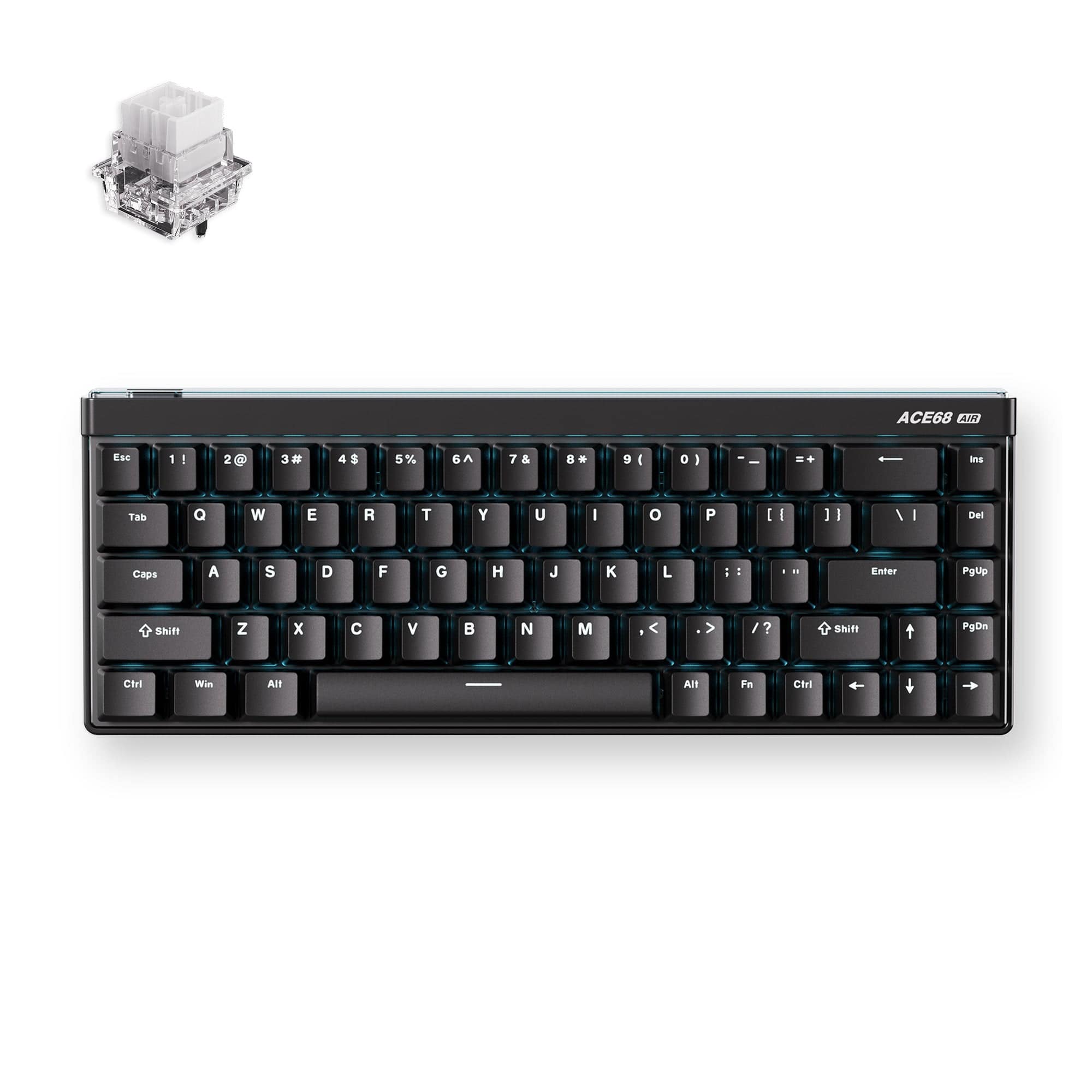 MCHOSE Official Aurora Black / Mount Tai Magnetic Switch GT MCHOSE Ace 68 Air Hall Effect Magnetic Switch Gaming Keyboard