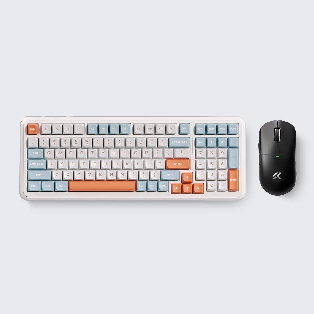 MCHOSE Official Horizon Orange / Black MCHOSE K99 V3 Mechanical Keyboard + A5 V3 Gaming & Work Combo