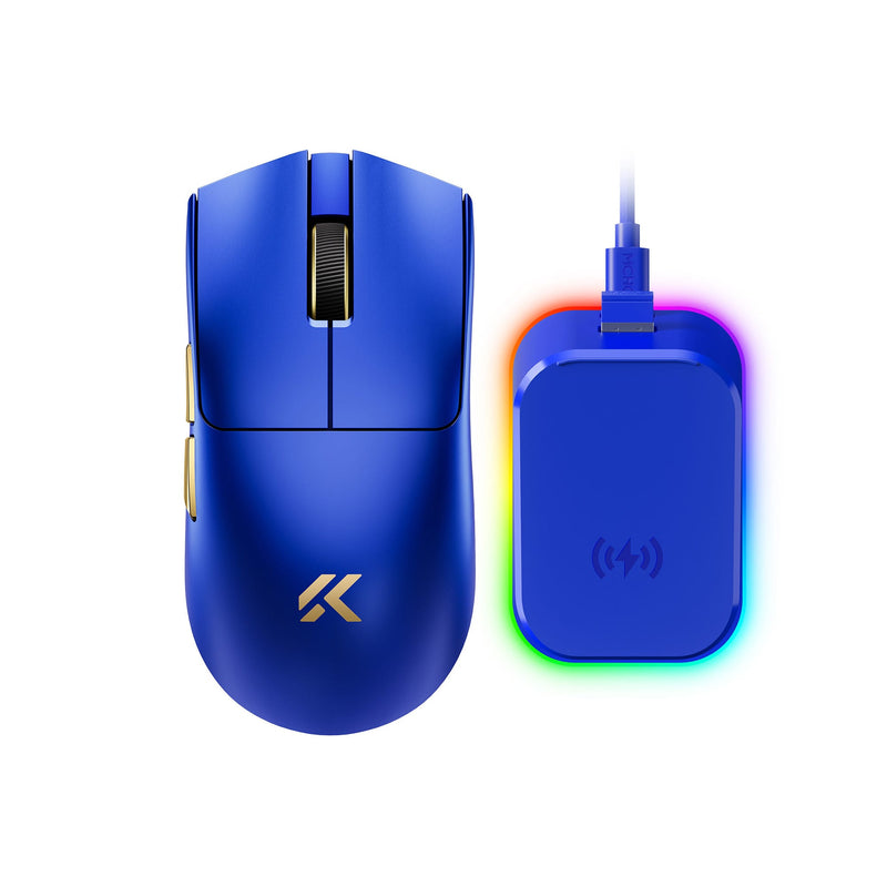 MCHOSE Official K7 V2 Ultra+ / Blue Gold MCHOSE K7 V2 Series Wireless Gaming Mouse