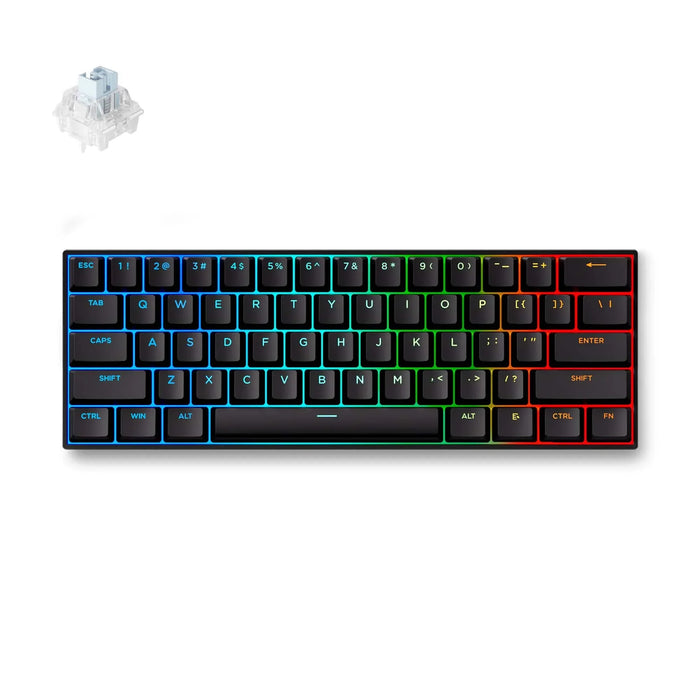 MCHOSE Official Keyboard Ace 60 Pro / Black / Ice Blue Magnetic Switch MCHOSE Ace 60 Hall Effect Magnetic Switch Gaming Keyboard