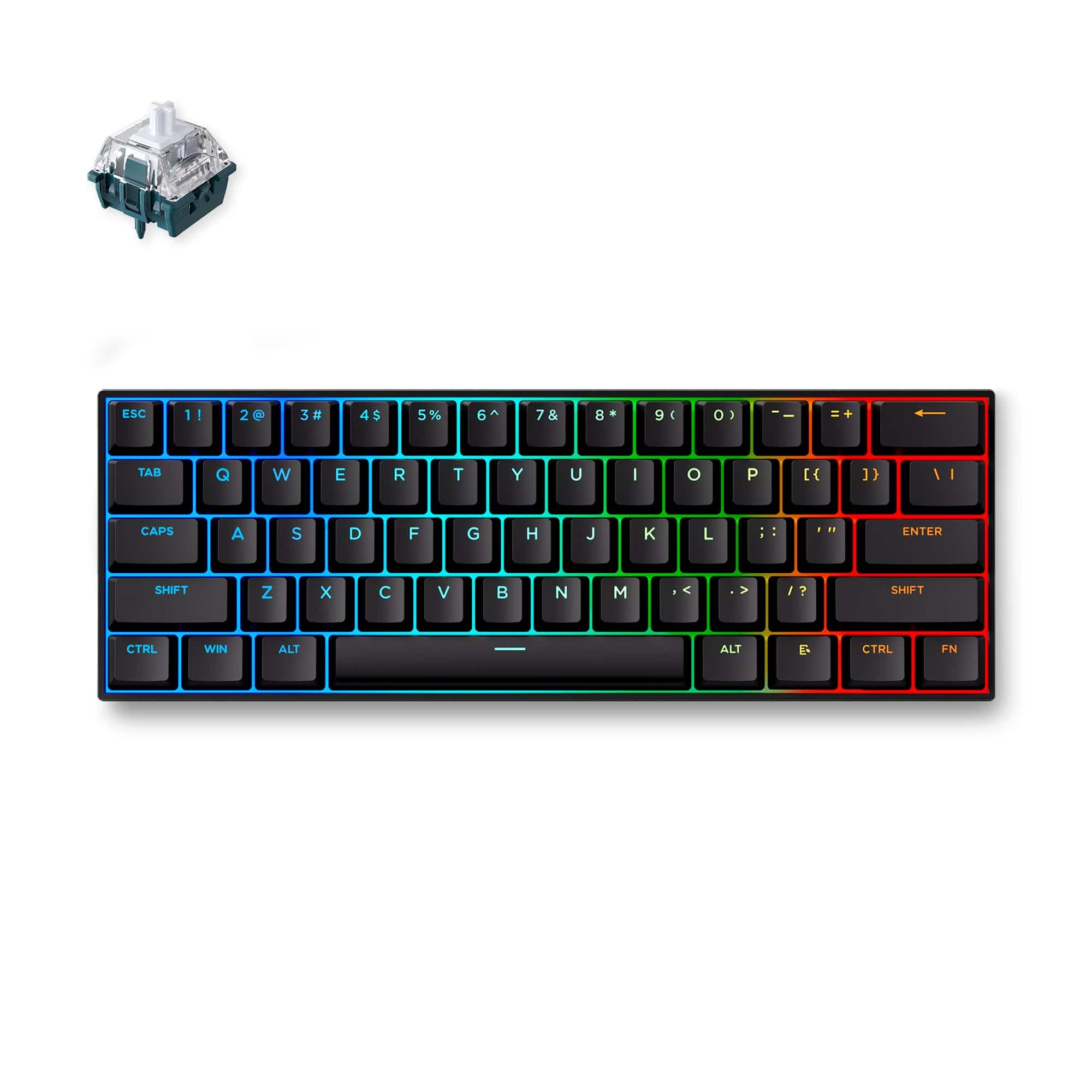MCHOSE Official Keyboard Ace 60 Pro / Black / TTC Uranus Magnetic Switch-SE MCHOSE Ace 60 Hall Effect Magnetic Switch Gaming Keyboard
