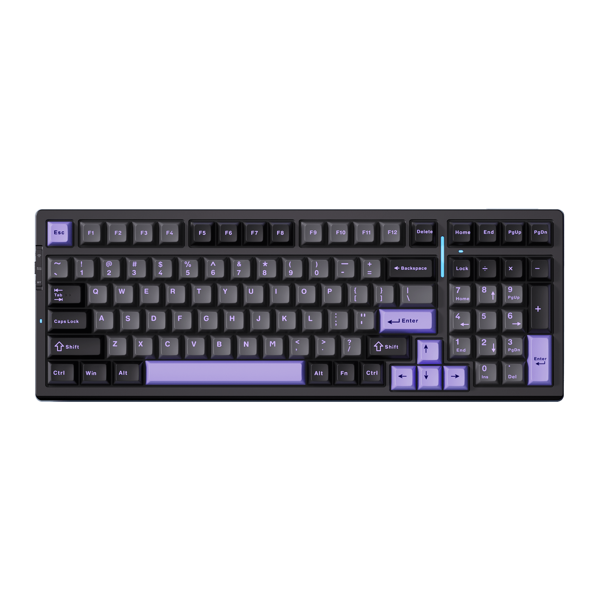 MCHOSE Official Keyboard Black Purple / Flame Orange Switch MCHOSE G98 Pro Wireless Tri-Mode Custom Mechanical Gaming Keyboard
