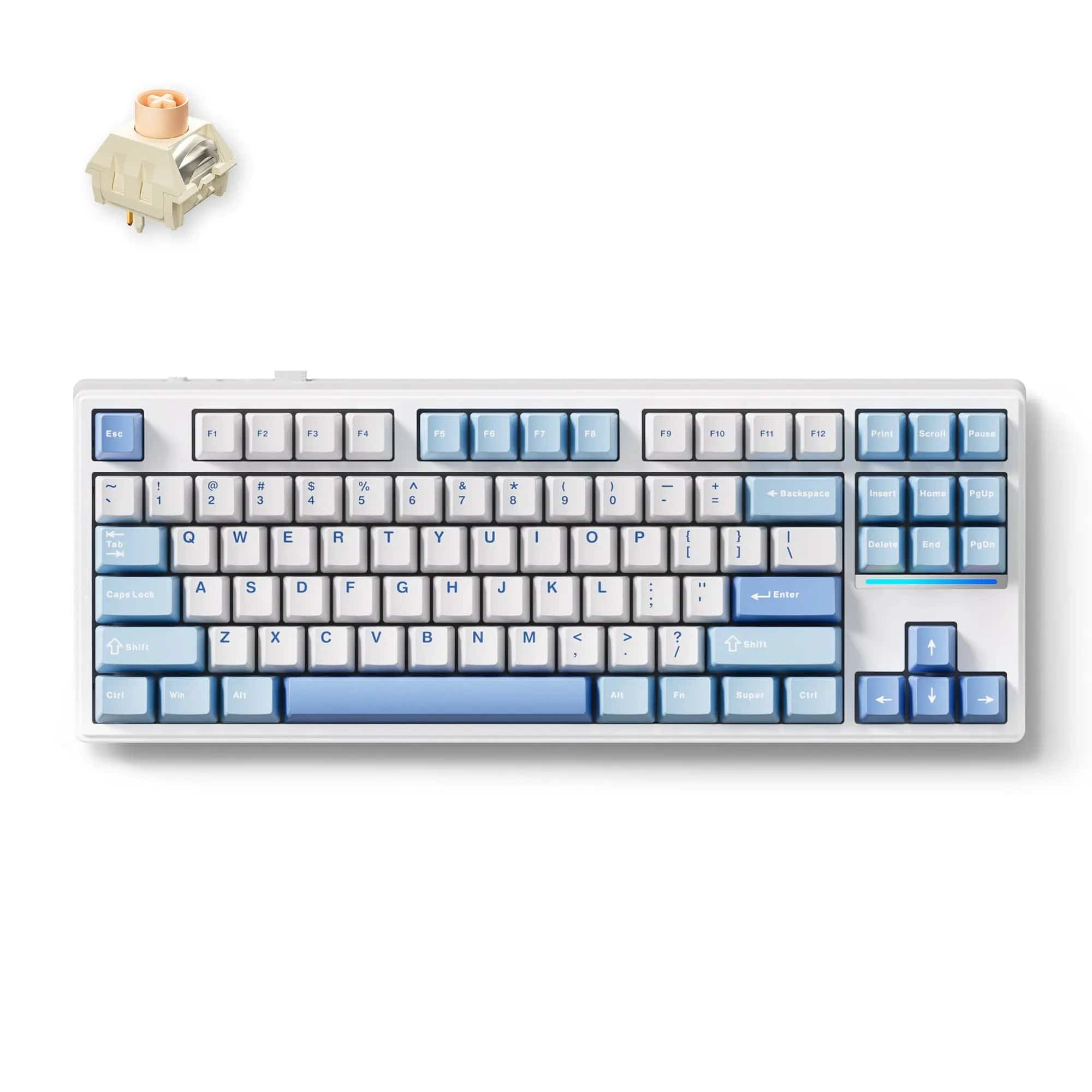 MCHOSE Official Keyboard Blue / Icy Creamsicle Switch MCHOSE K87 Mechanical Keyboard