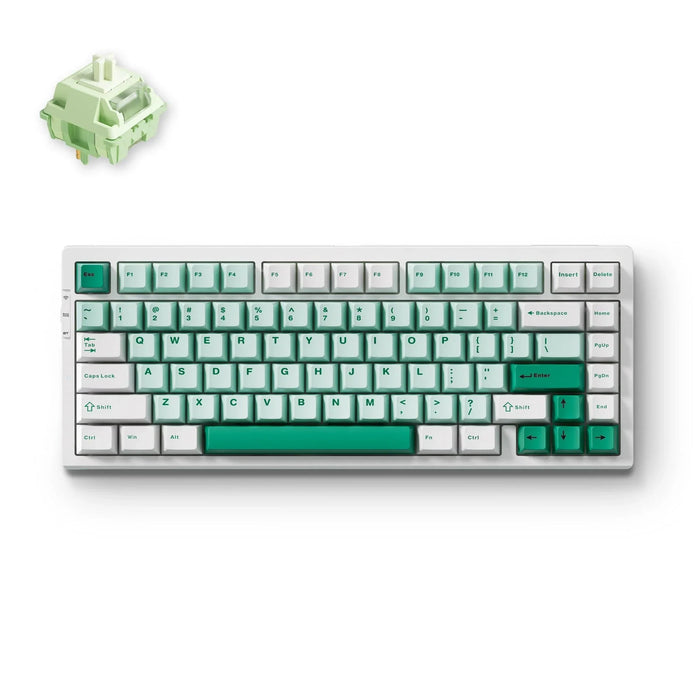 MCHOSE Official Keyboard Green / Matcha Latte Switch MCHOSE G75 Pro Tri-mode Gasket Structure Gaming Mechanical Keyboard
