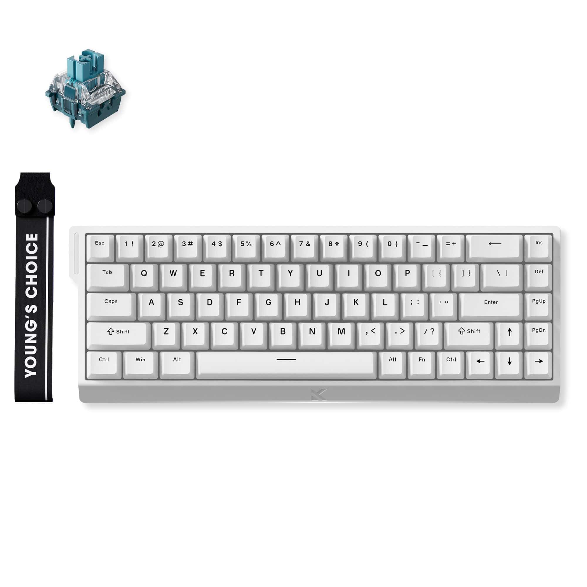 MCHOSE Official Keyboard White / TTC Uranus Magnetic Switch Standard MCHOSE Ace 68 Hall Effect Magnetic Switch Gaming Keyboard