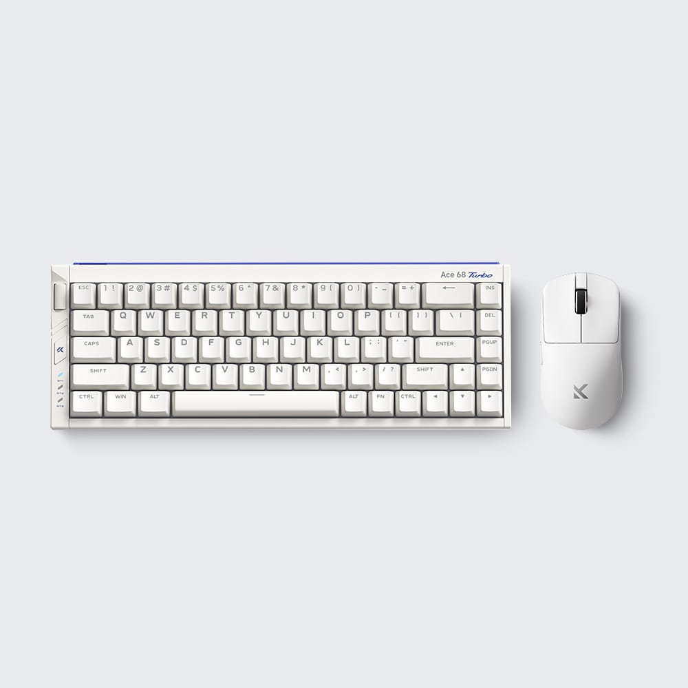 MCHOSE Official L7 Ultra / White MCHOSE Ace 68 Turbo Mount Tai Magnetic Switch GT + L7 Gaming Combo