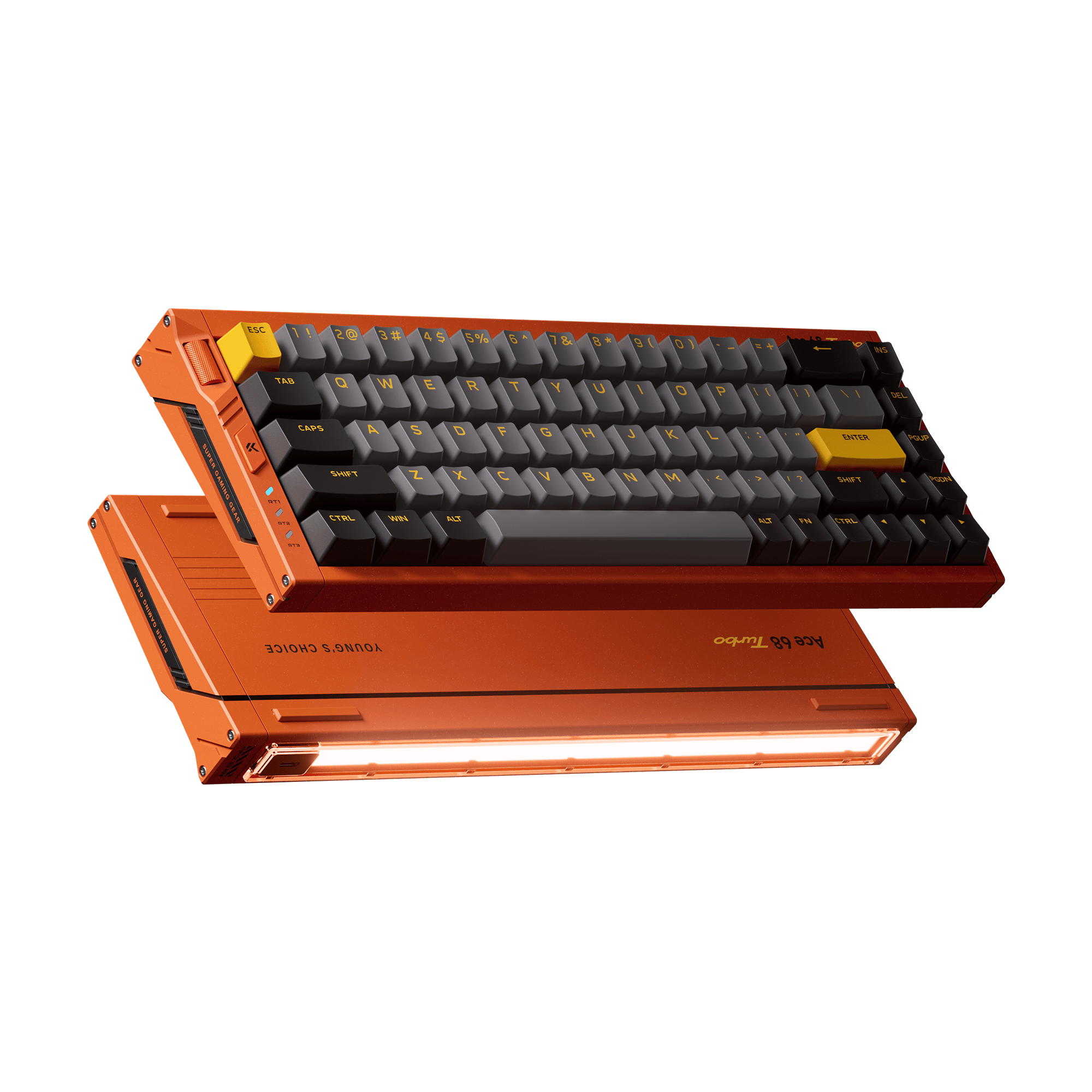 MCHOSE Official MCHOSE Ace 68 Turbo Full-aluminum Esports Hall Effect Keyboard