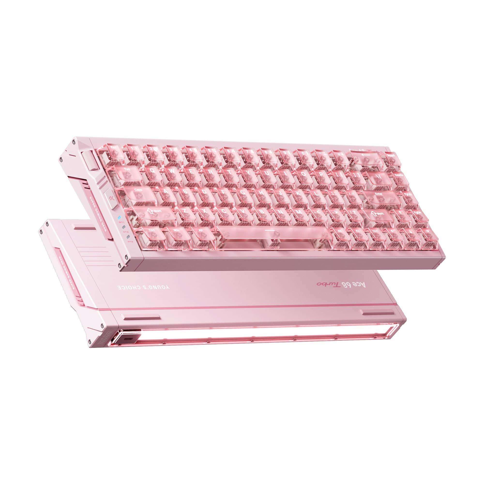 gear keyboards MCHOSE Ace68 Turbo 65% Aluminum Hall Effect Magnetic Switch Keyboard, 16K Polling, Wired