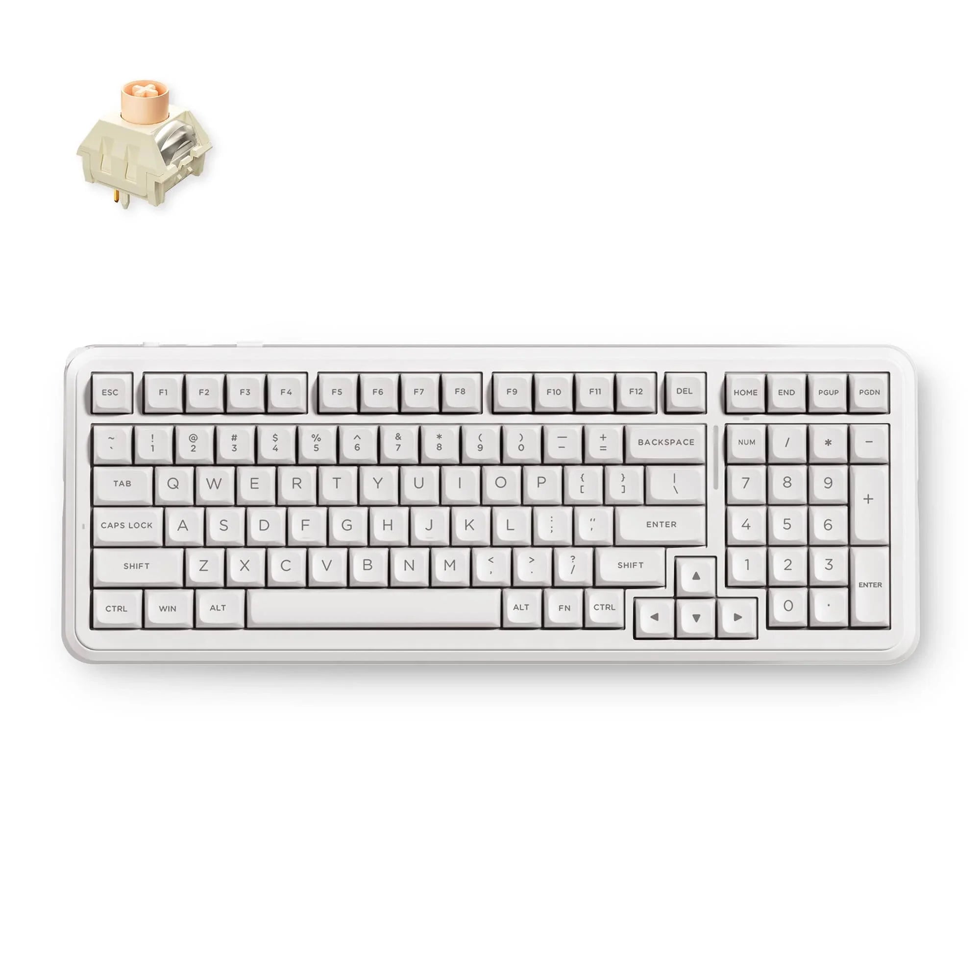 MCHOSE K99 V3 Keyboard: Wireless, 98% Layout – Tri-Mode