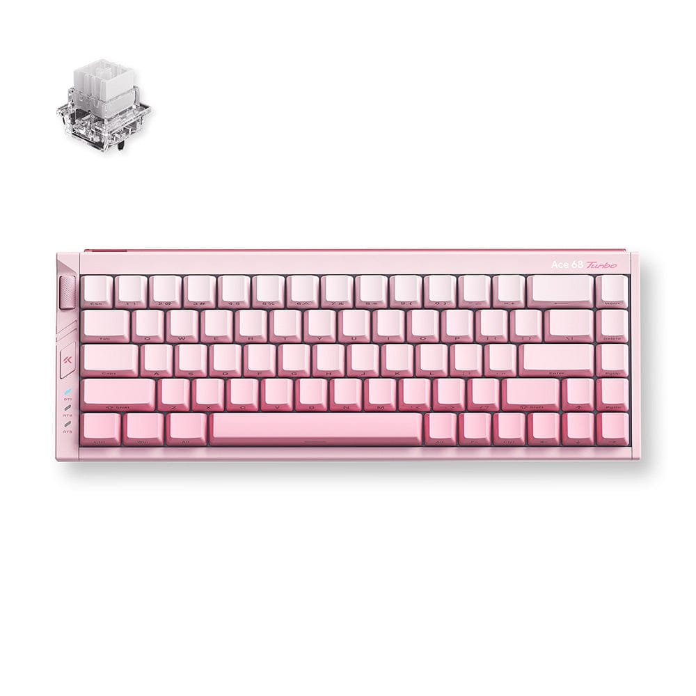 MCHOSE Official Peachy Pink / Mount Tai Magnetic Switches GT MCHOSE Ace 68 Turbo Full-aluminum Esports Hall Effect Keyboard