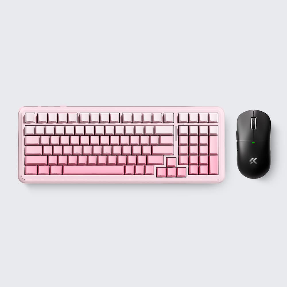 MCHOSE Official Pink Gradient / Black MCHOSE K99 V3 Mechanical Keyboard + A5 V3 Gaming & Work Combo