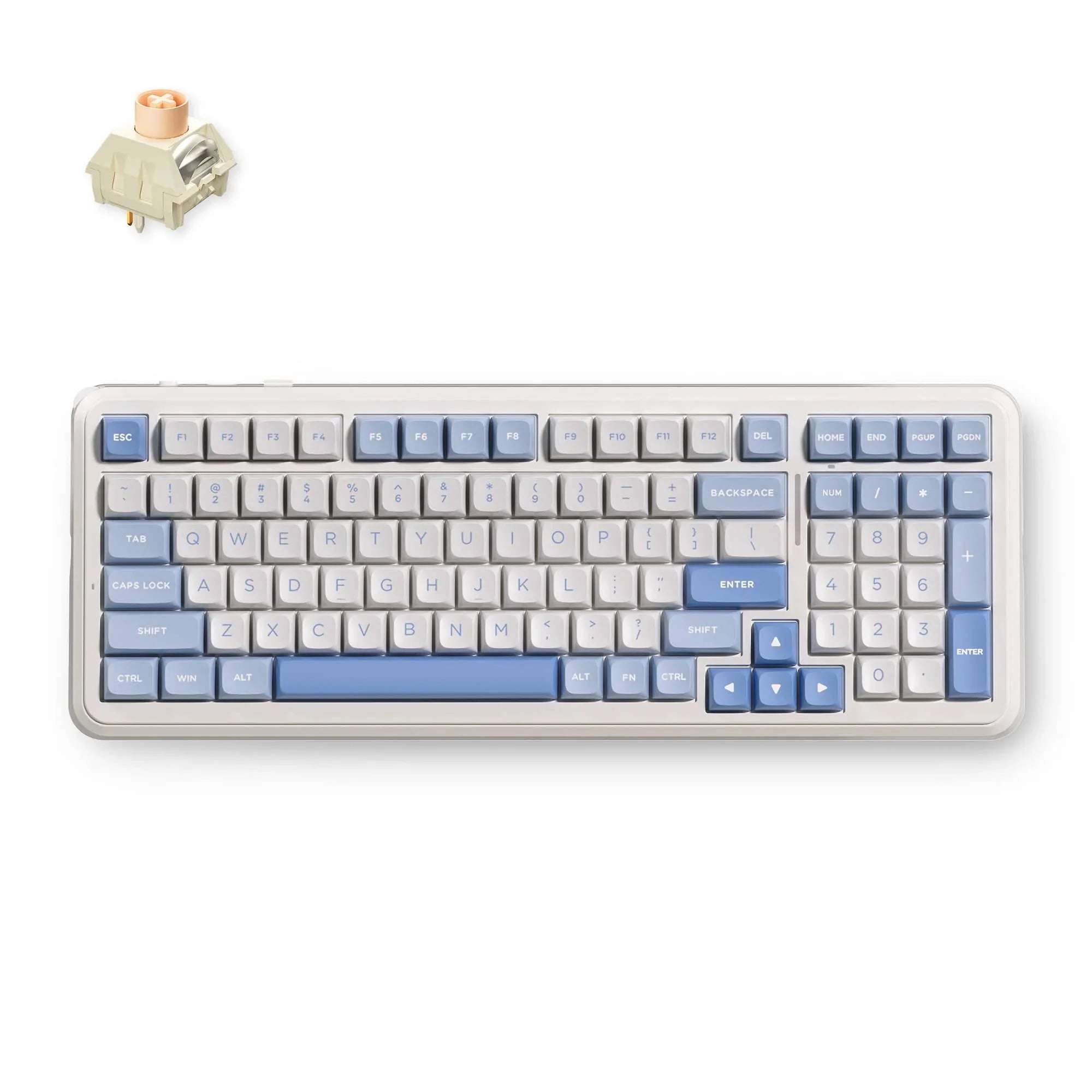 MCHOSE K99 V3 Keyboard: Wireless, 98% Layout – Tri-Mode