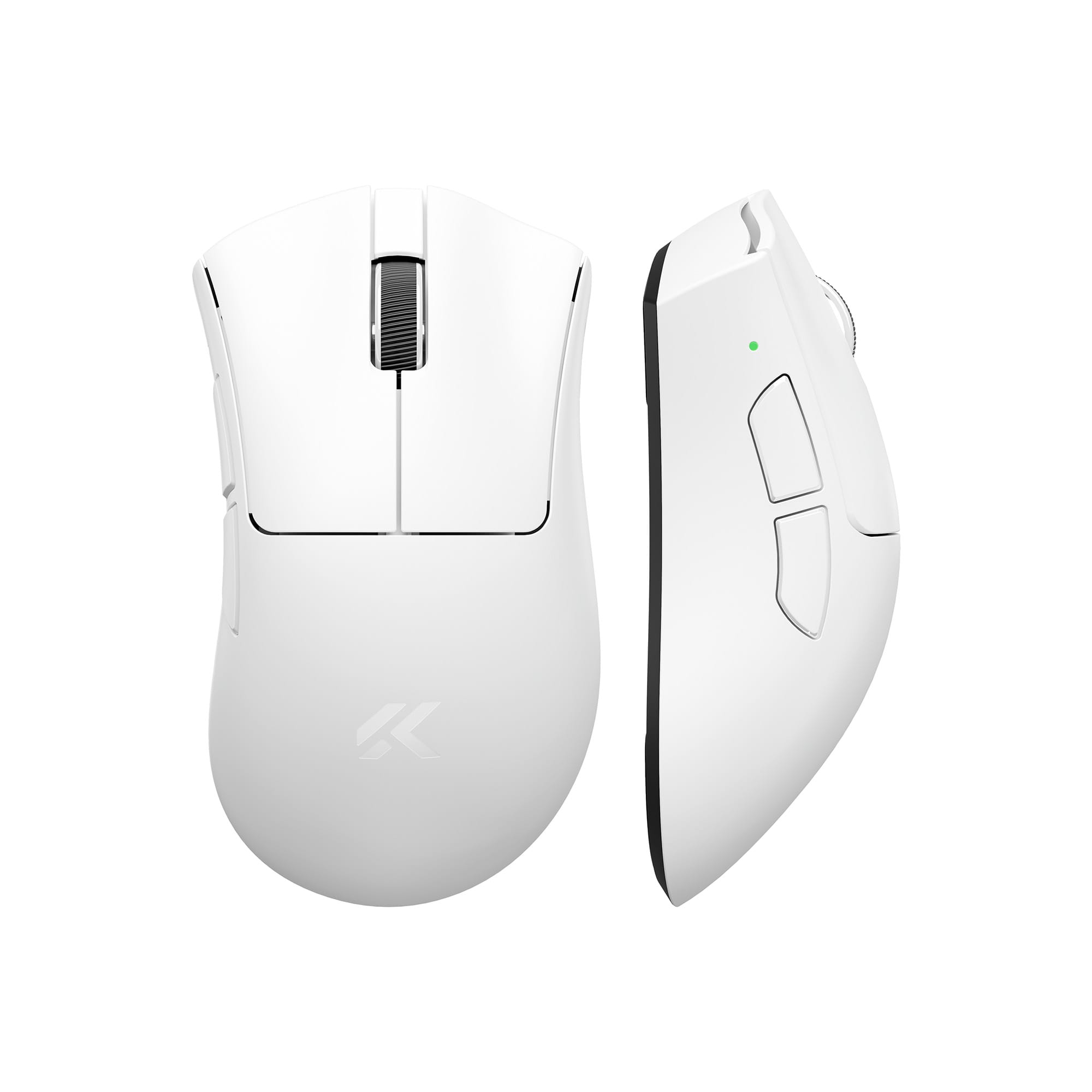 MCHOSE Official White MCHOSE V7 Lightweight Ergonomic Wireless Gaming Mouse